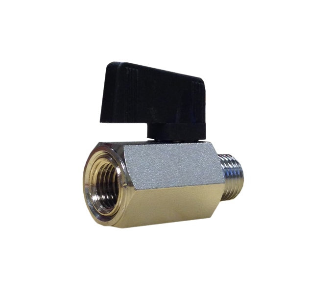 3/8" FNPT x 3/8" MNPT Mini Ball Valve