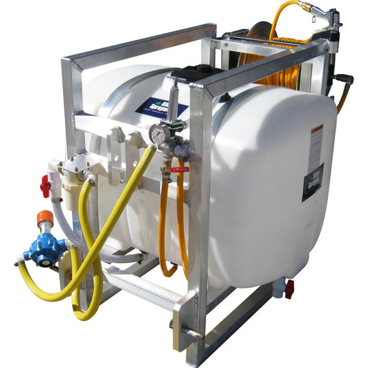 Kings Sprayers 100 Gallon 3-Point Hitch Sprayer with Manual Hose Reel and 150' of 3/8" Hose