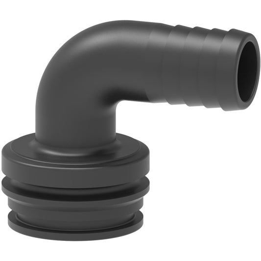 Elbow Hose Fitting 1" Hose Barb with Male Connection - Arag Fork Fitting T4
