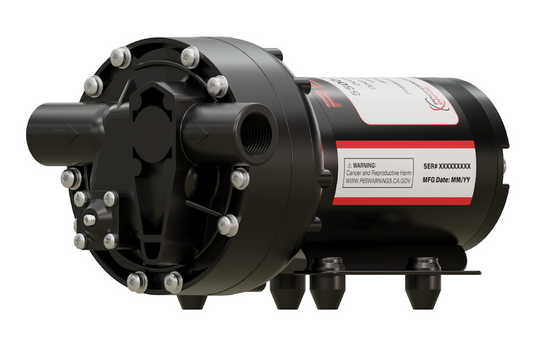 Remco 5537-2E1-63B Electric Diaphragm Pump (5.3GPM/60PSI, Bypass)