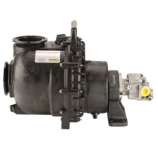 3" Poly Wet Seal Pump w/5 Vane Impeller w/Hydraulic Motor w/EPDM Seals