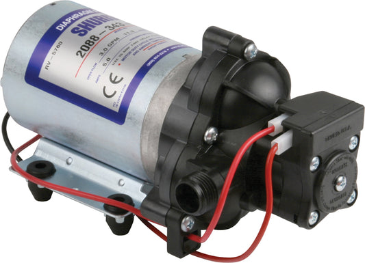 2088-443-144 Automatic Demand 12VDC Diaphragm Pump (3.5 gpm, 45 psi)