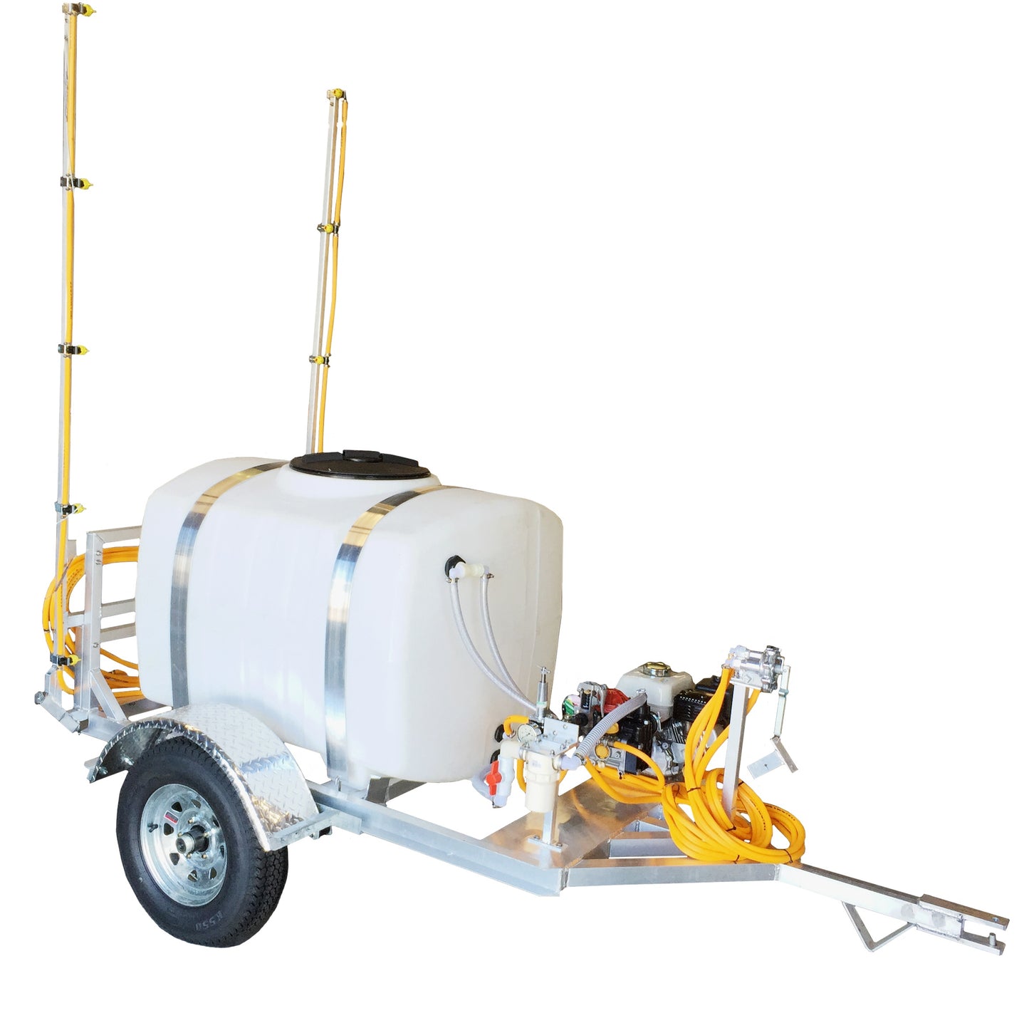 Kings Sprayers 200 Gallon 2-Wheel with 10 gpm Diaphragm Pump & 18' Spray Boom (Non Highway Ready)
