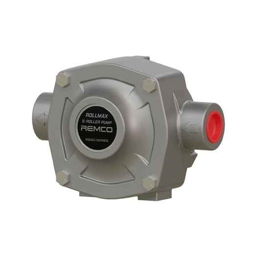 Remco R660SS RollMax 6 Roller Pump, Stainless Steel, CCW Rotation with 5/8" Shaft