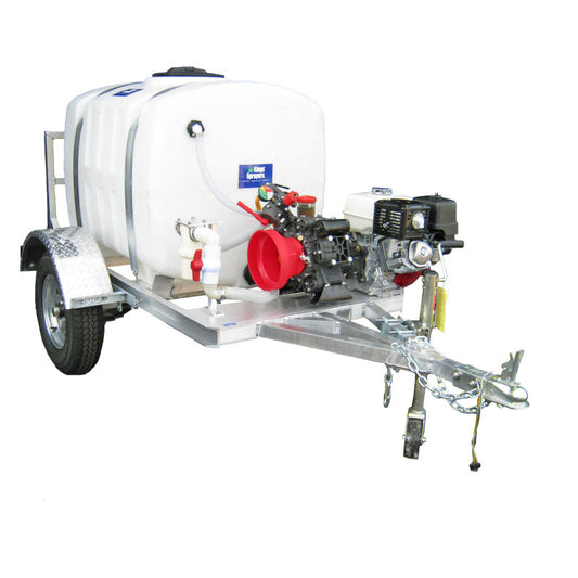 Kings 200 Gallon Highway Ready 2-Wheel Sprayer, 28 .7 GPM, 725 PSI, Diaphragm Pump, Honda GX390, Model KT200