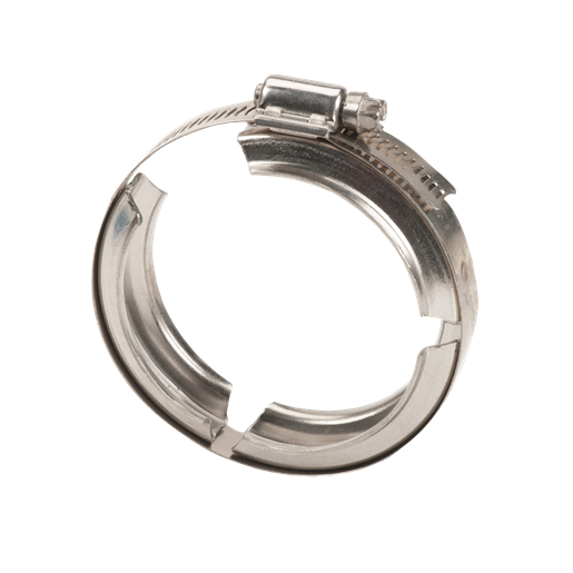 2" Stnrd Port Worm Screw Flange Clamp