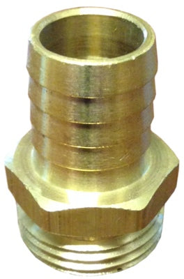 MGHT x 1/2" Brass Hose Barb