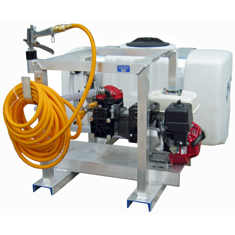 Kings 50 Gallon Skid Sprayer, 6.5 GPM, 362 PSI, Diaphragm Pump, Honda GX160, Model KS50