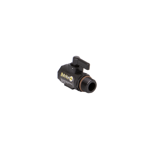3/8" Female x 1/2" Male NPT Poly Micro Valve