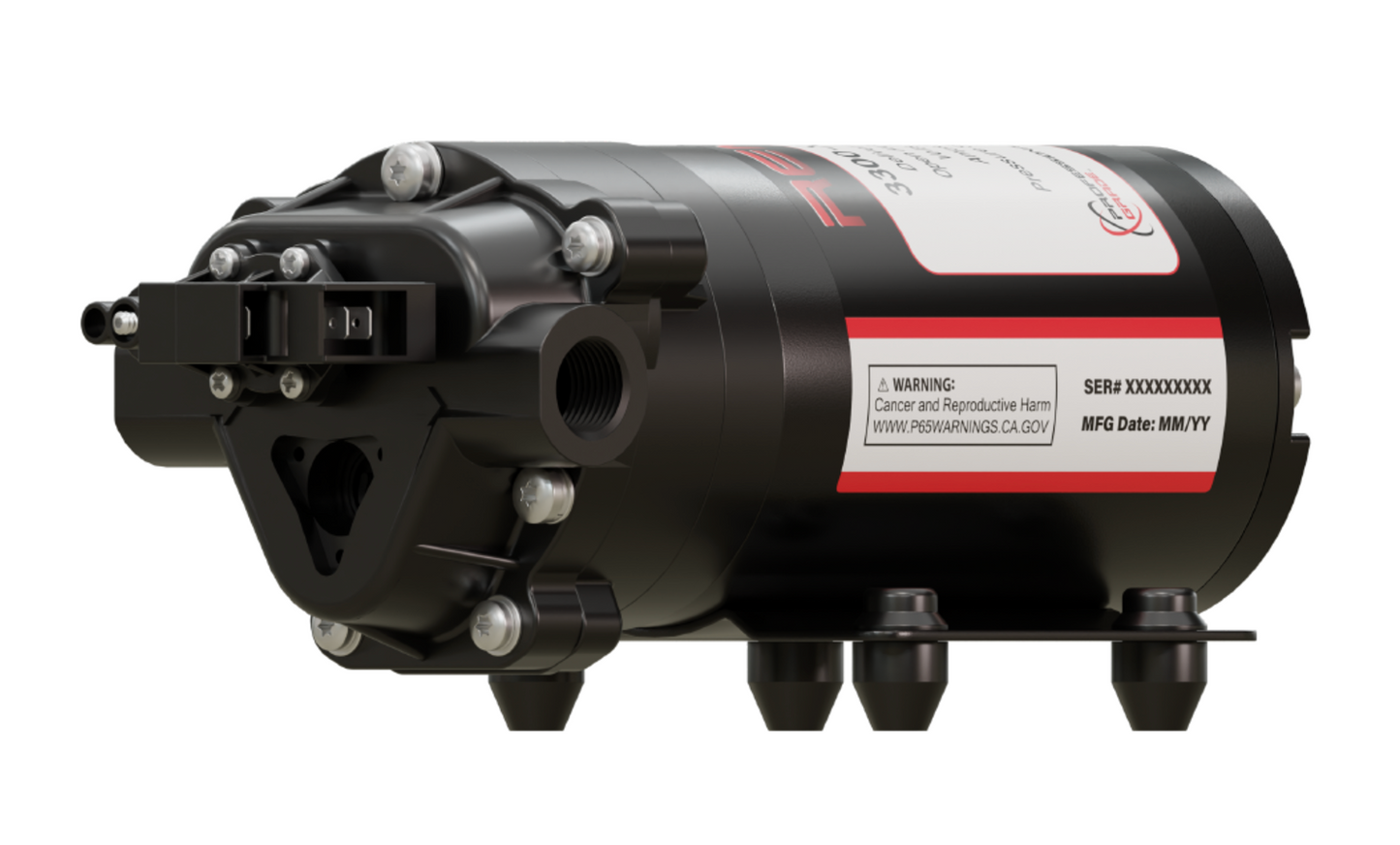 Remco 3323-1E3-82B "Extreme Duty" Electric Diaphragm Pump (2.2GPM/60PSI, Demand)