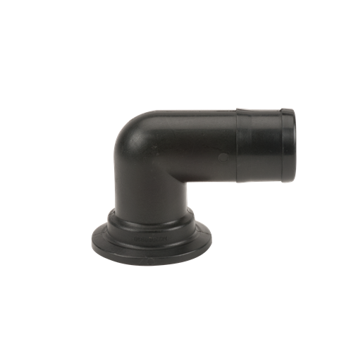 2" Full Port Flange X 2" 90° Hose Barb Elbow