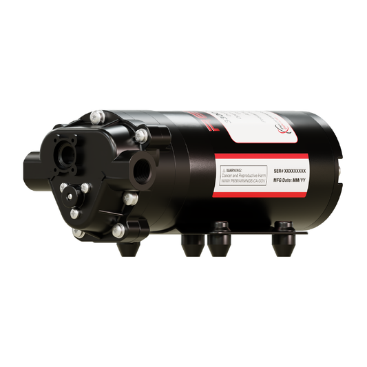 Remco 3321-2E1-73B Electric Diaphragm Pump (1.2GPM/60PSI, Bypass)