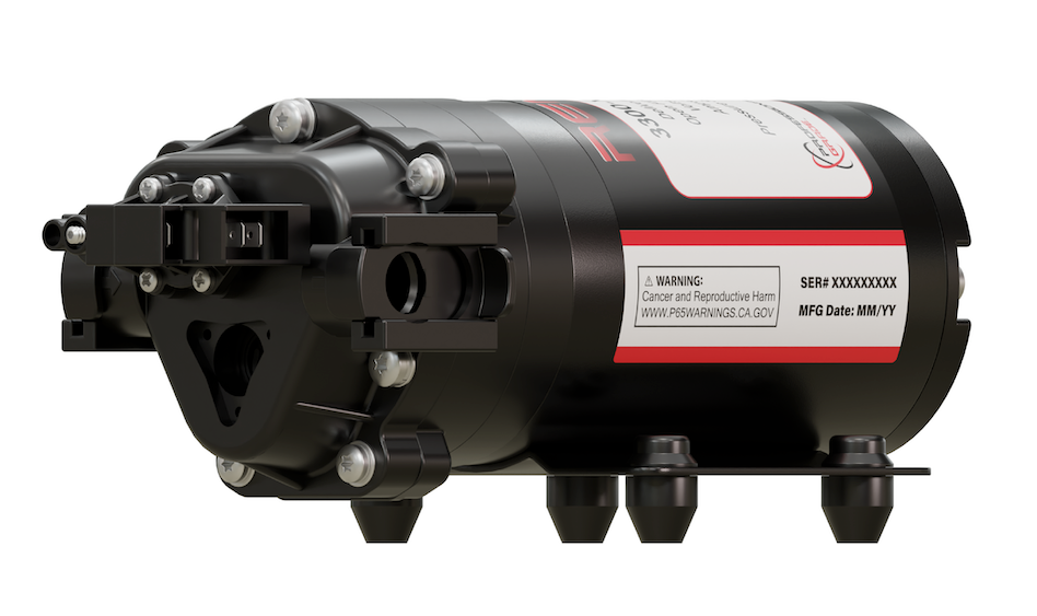 Remco 3313-1E1-82B Electric Diaphragm Pump (2.2GPM/60PSI, Automatic Demand)