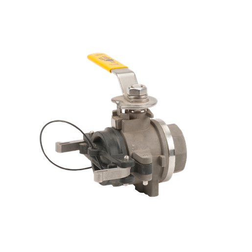 1½" Stainless Steel Full Port Male X FPT BSP With PTFE Seals