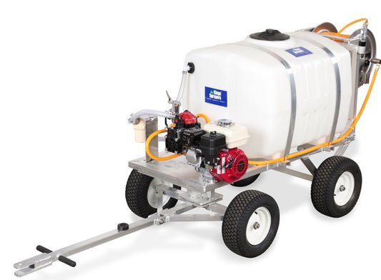 Kings 50 Gallon 4-Wheel Sprayer, 9.6 GPM, 580 PSI, Diaphragm Pump, 5.5 HP Engine, Model K4C50