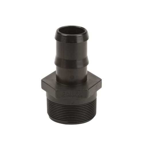 2" Male Thread x 1-1/2" Hose Barb