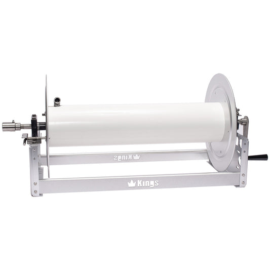 Kings 28" Manual Hose Reel w/ Stainless Steel Manifold, Aluminum, 5000 PSI Rating, Model KR1A28