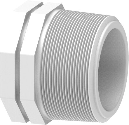 2" Male NPT x 1-1/4" Female NPT Reducer Fitting - Nylon (PA)
