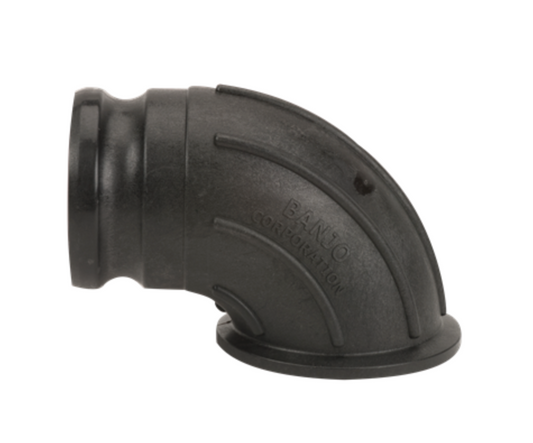 3" Flange X Male Adapter Sweep