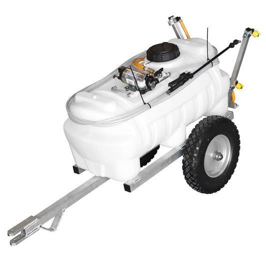 Kings Sprayers 25 Gallon Sprayer with 2-Wheel Trailer and 4' Boom
