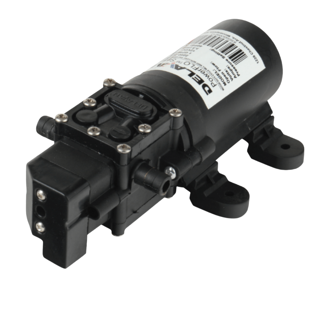 Delavan 2200-301 PowerFLO Electric Diaphragm Pump (On/Off Switch) (1 gpm, 40 psi)