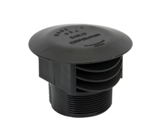 3" Anti Vortex Vent Cap With 10 Mesh Stainless Steel Screen