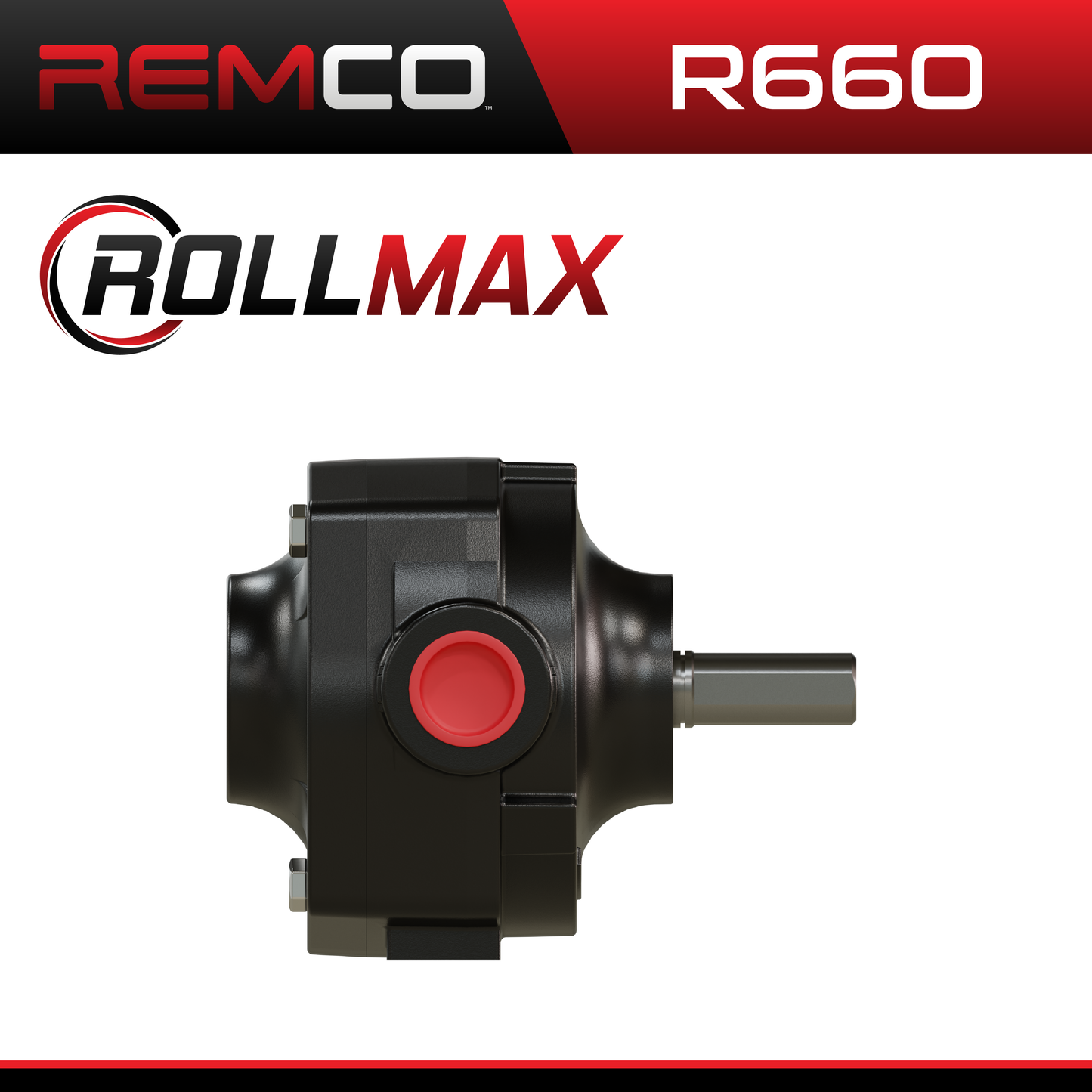 Remco R660C RollMax 6 Roller Pump, Cast Iron, CCW Rotation with 5/8" Shaft