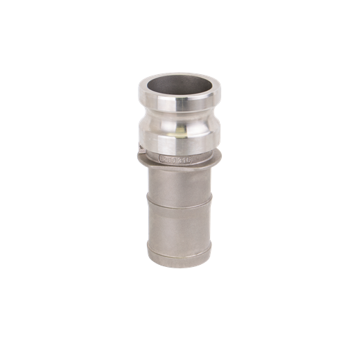 2" Male Adapter x 2" Hose Shank Stainless Steel