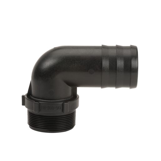 3" Male Thread x 3" HB Elbow