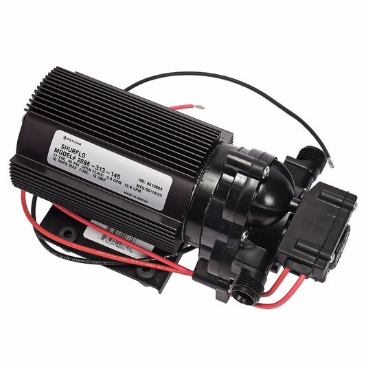 2088-313-145 Automatic Demand 12VDC Diaphragm Pump with Fin Cooled Motor (3.6 gpm, 40 psi)