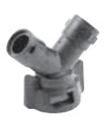 Replacement for John Deere 45° Double Elbow w/ Gasket Quick Attach Adapter