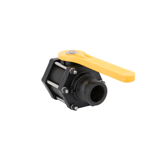 2" Full Port Poly Ball Valve w/ Adapter