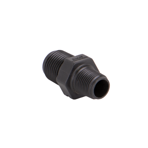 1/2" x 3/8" Poly Reducing Nipple