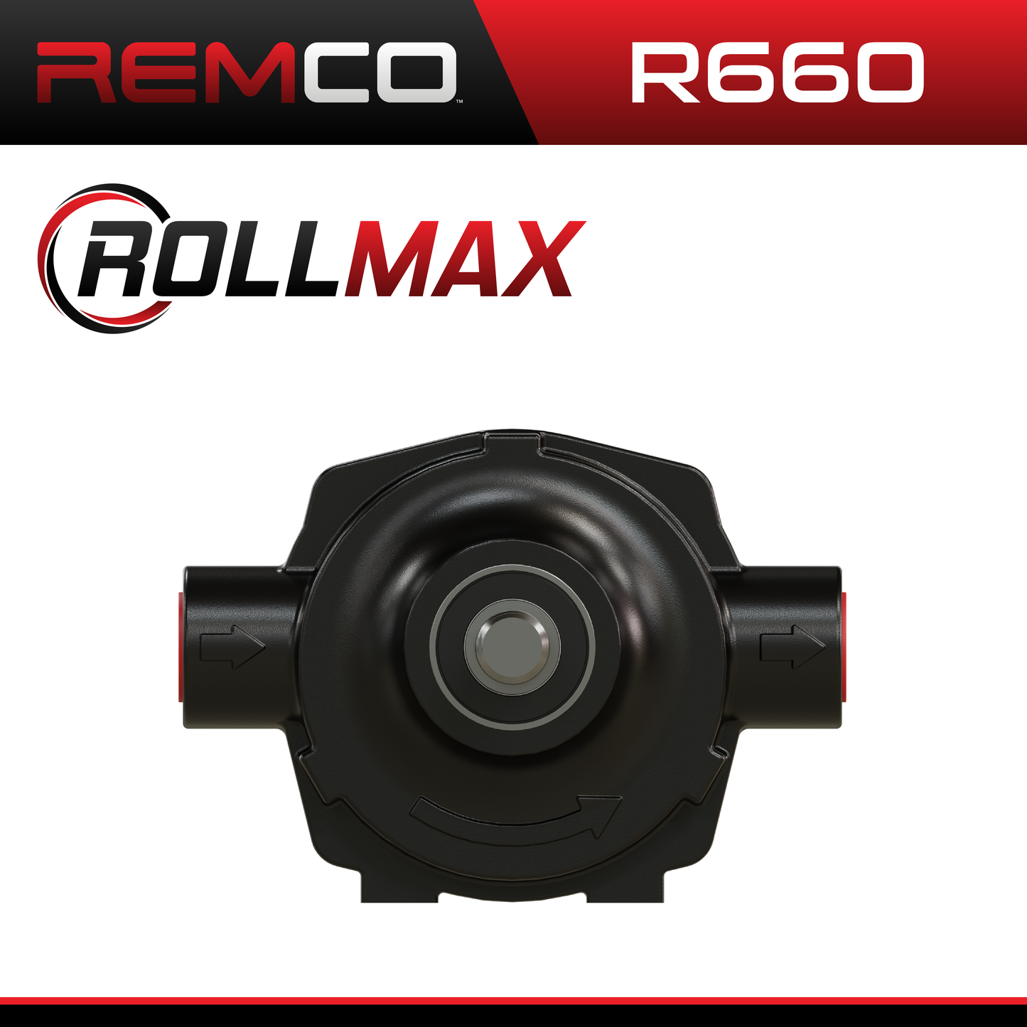 Remco R660C RollMax 6 Roller Pump, Cast Iron, CCW Rotation with 5/8" Shaft