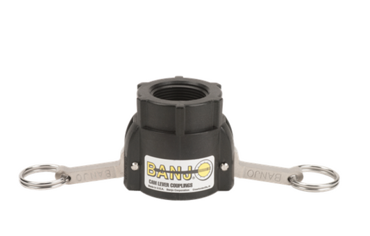 1-½" Female Coupler X 1-¼" Female Thread Poly Cam Lever