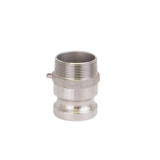 2" Male Adapter x 2" Male Thread Stainless Steel