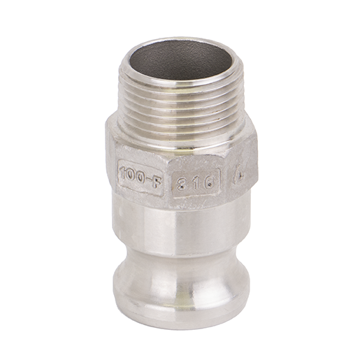 1" Male Adapter x 1" Male Thread Stainless Steel